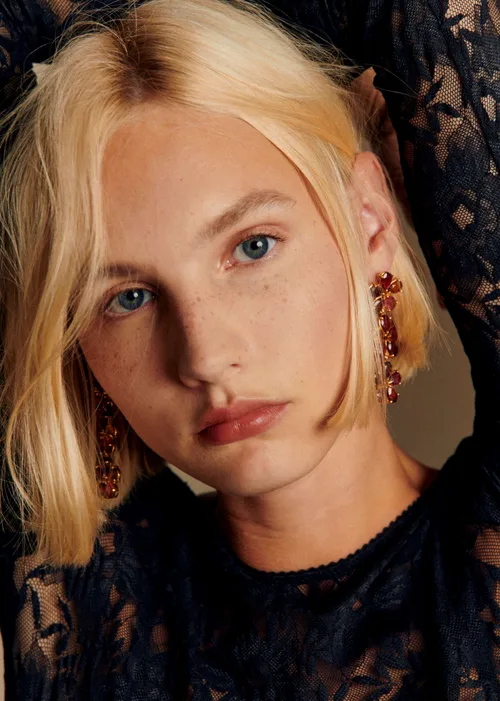 Boucles d'oreilles Blair - Rose Multi — image 4