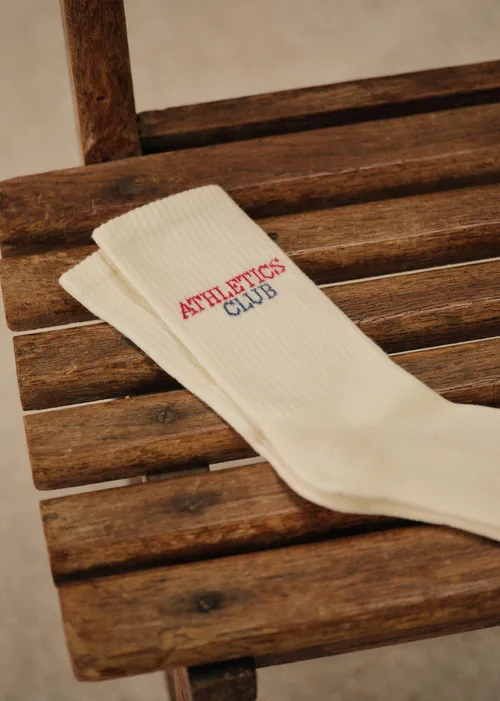 Chaussettes Athletics Club - Écru — image 5