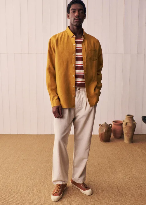 Chemise Charlie Lin - Ocre — image 6