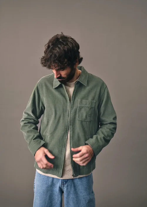 Veste Benson Velours Côtelé - Vert — image 6