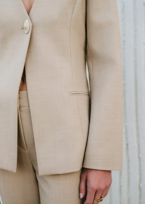 Veste ANNETTA - Beige Chiné — image 3