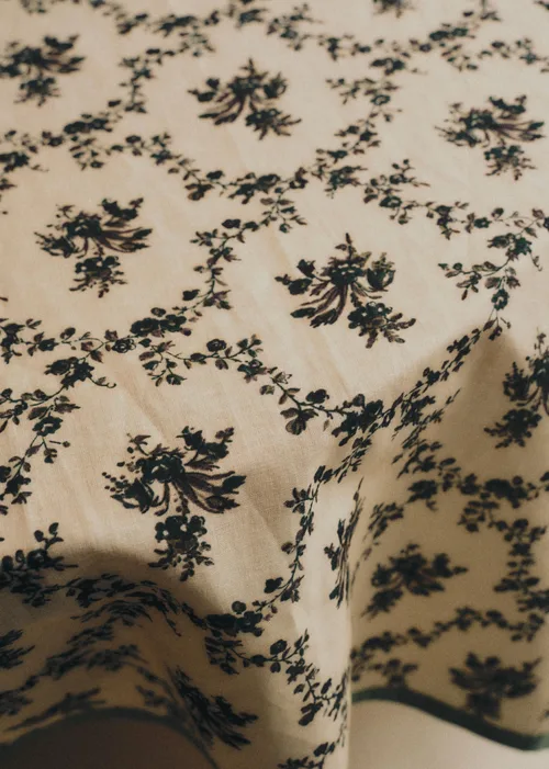 Nappe Imprimée - Croisillons Bleu — image 4