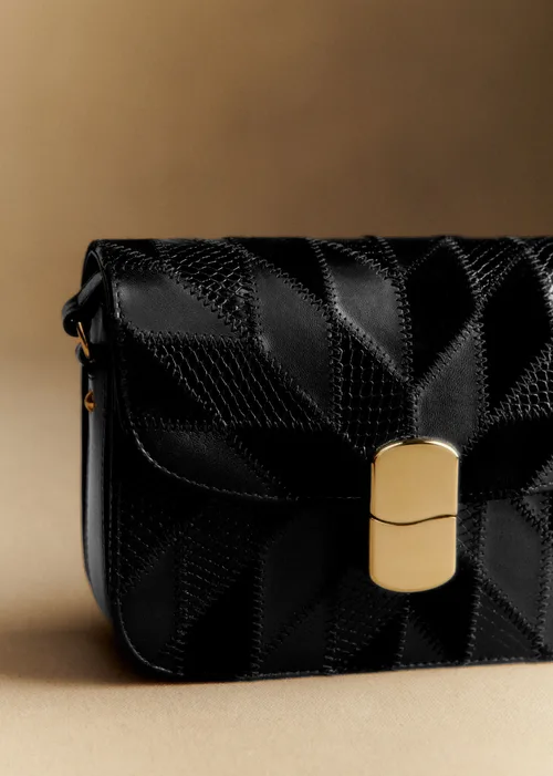 Sac Mini Milo Classique - Noir Patchwork Multi — image 3
