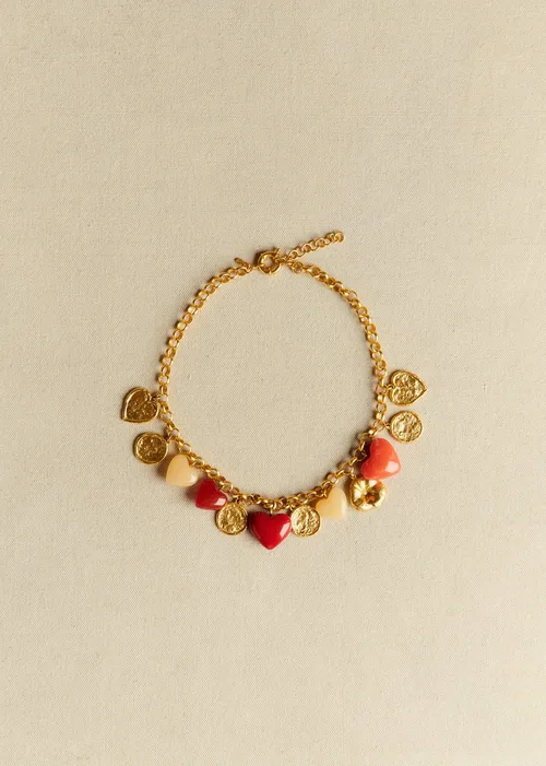 Collier Esmée - Rouge Multi Doré — image 6