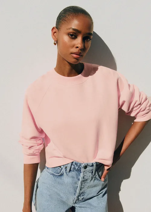 Sweat-Shirt Gautier - Rose Pâle - Création Rose — image 2