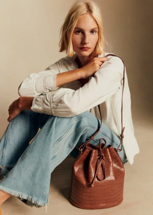 Bourse Farrow - Camel Croco — image 4