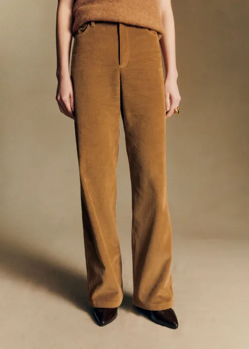 Pantalon Le Wide Leg - Sézane x Antoinette Poisson - Beige — image 3