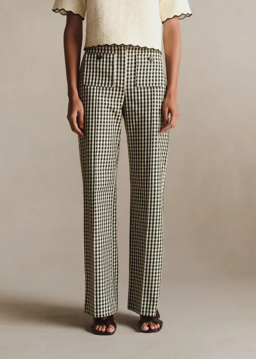 Pantalon Dan - Vichy Noir Blanc — image 3