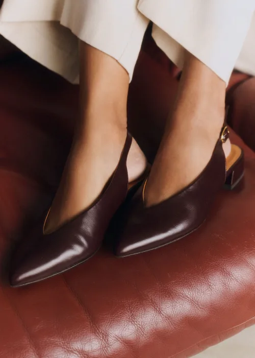 Ballerines Low Suzanne - Bordeaux Vintage — image 6