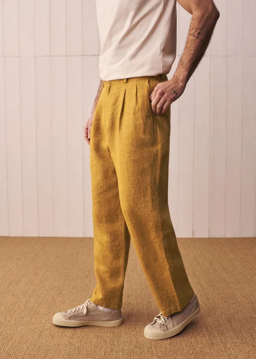 Pantalon Floris - Moutarde — image 6