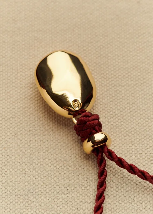 Collier Natacha - Bordeaux Doré — image 3
