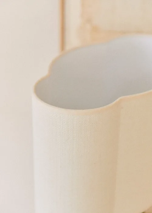 Lampe Mezzo - Sauge - Abat-jour Boléro - Jute Écru — image 2