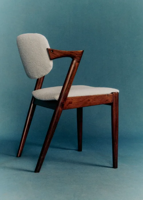Chaise scandinave vintage dans le goût de Kai Kristiansen - Teck — image 3