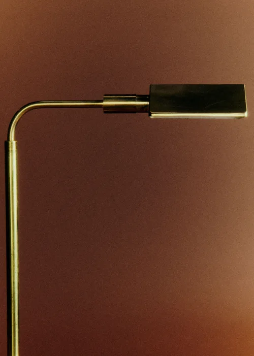 Lampadaire laiton vintage dans le goût de Cedric Hartman - Laiton — image 5