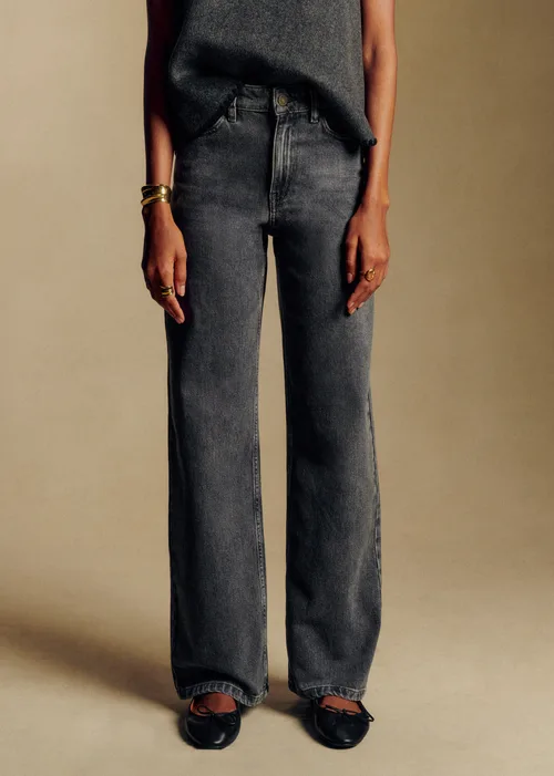 Pantalon Le Wide Leg - Gris Moyen — image 3