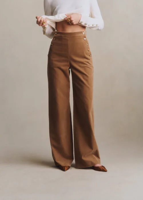 Pantalon Marino - Beige Foncé