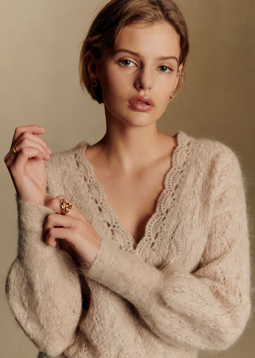 Pull Nathalia - Beige Chiné — image 4