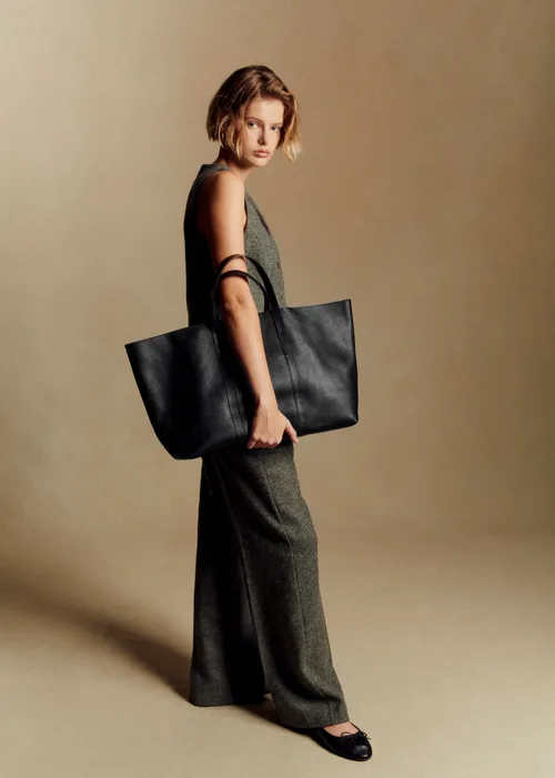 Cabas Maxi Gabin - Noir Grainé — image 5