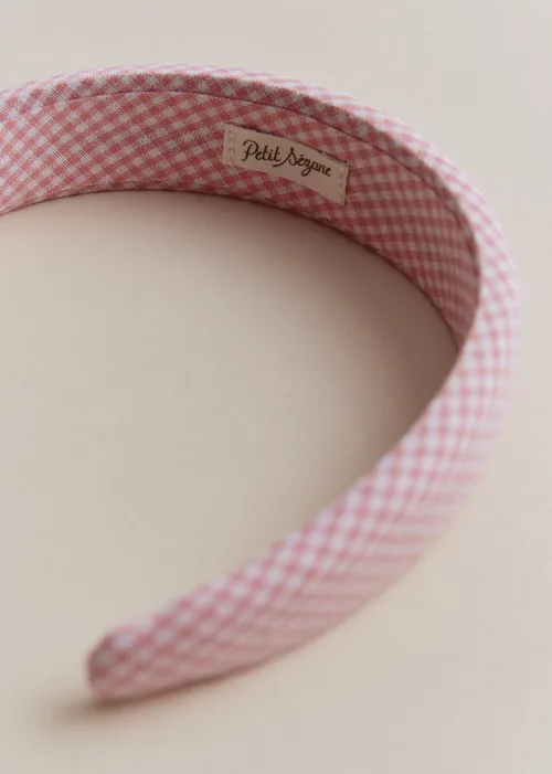 Serre-tête - Vichy Rose — image 3