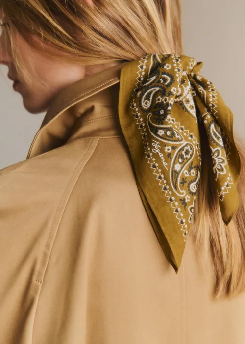 Foulard Gaston - Imprimé Bandana Kaki — image 4