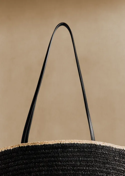 Panier Maia - Raphia Noir Multi — image 4