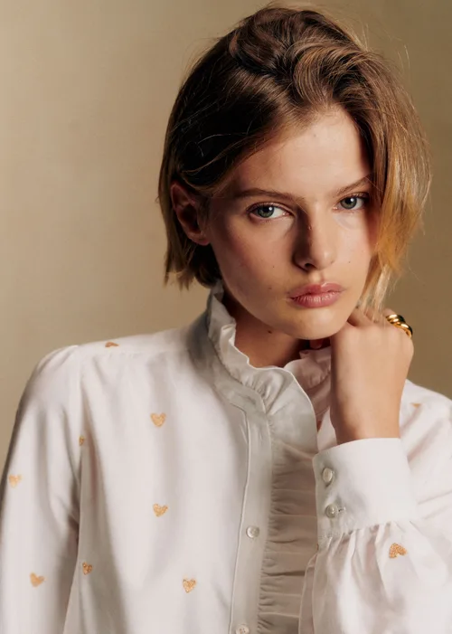 Chemise Chlo - Broderie Coeur Doré — image 2