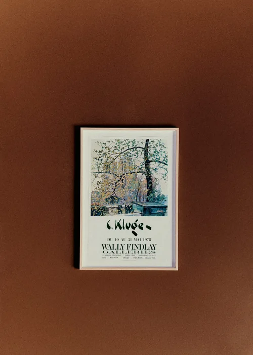 Affiche Wally Findlay Galleries, C. Kluger, 1978 - 39,5 x 57 cm