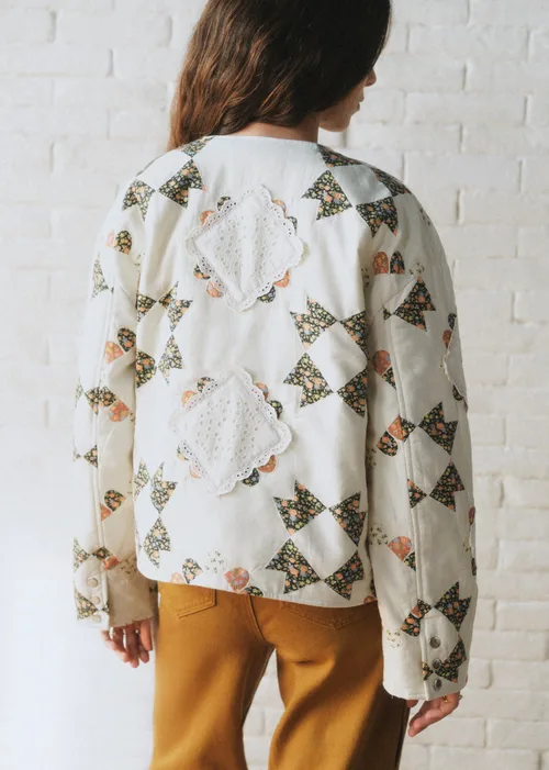 Veste Dakoty - Sézane x SEA NY - Patchwork Signature — image 4
