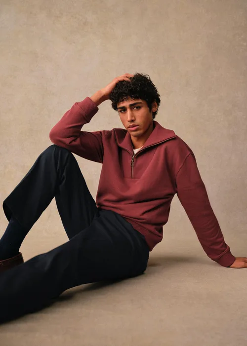 Sweatshirt Jarvis - Rouge Foncé — image 3