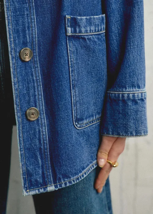 Veste Gabin - Bleu Denim — image 4