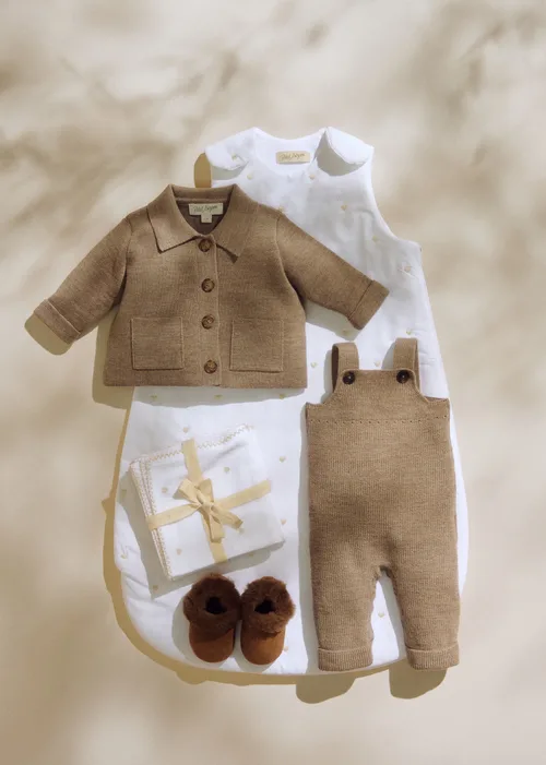 Gigoteuse broderie coeur beige - Taille 2