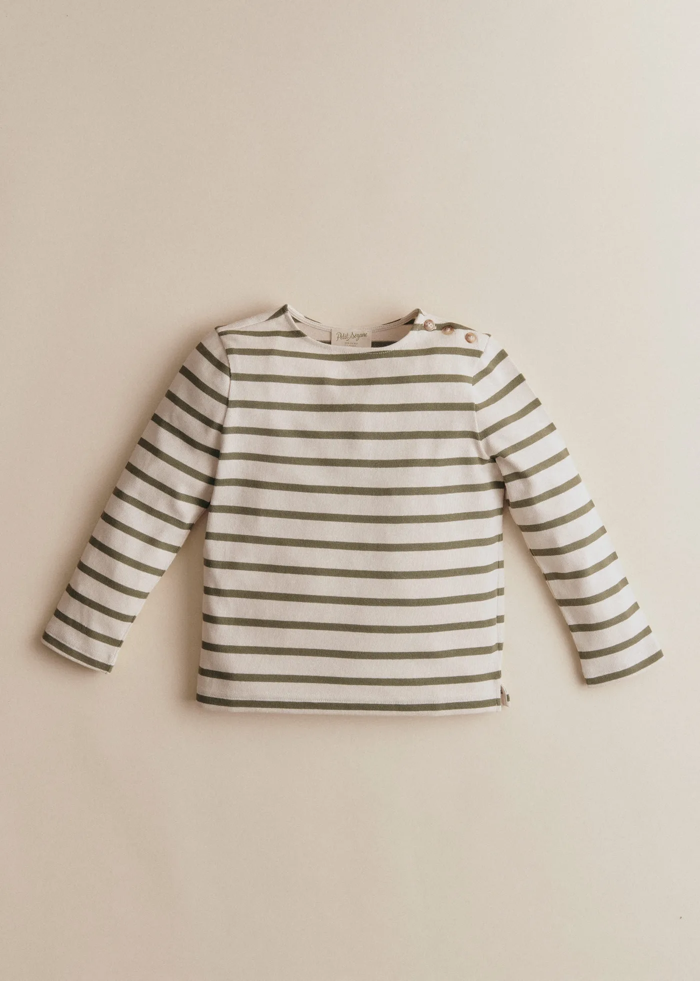 Marinière Colin - Ecru / Kaki