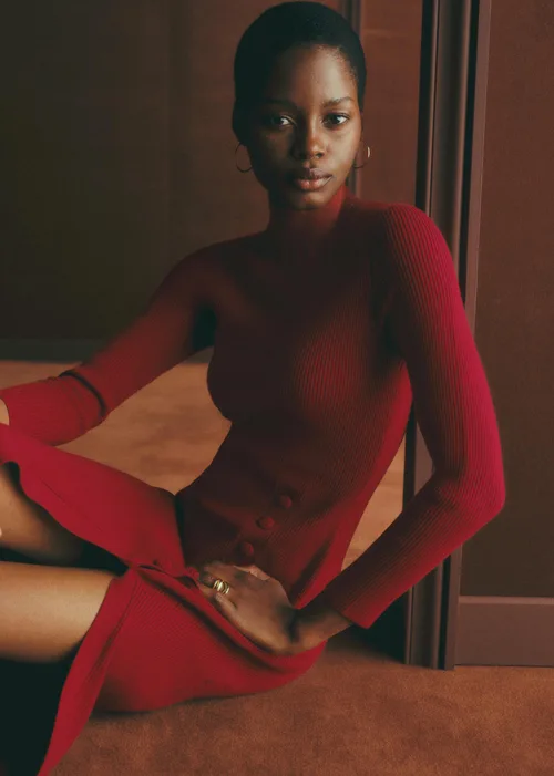 Robe Harper - Rouge Foncé — image 3
