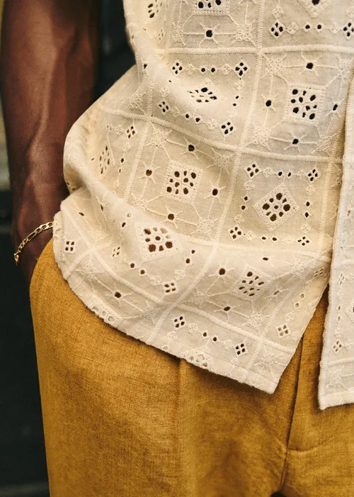 Chemise Holt - Naturel Broderie Écrue — image 5