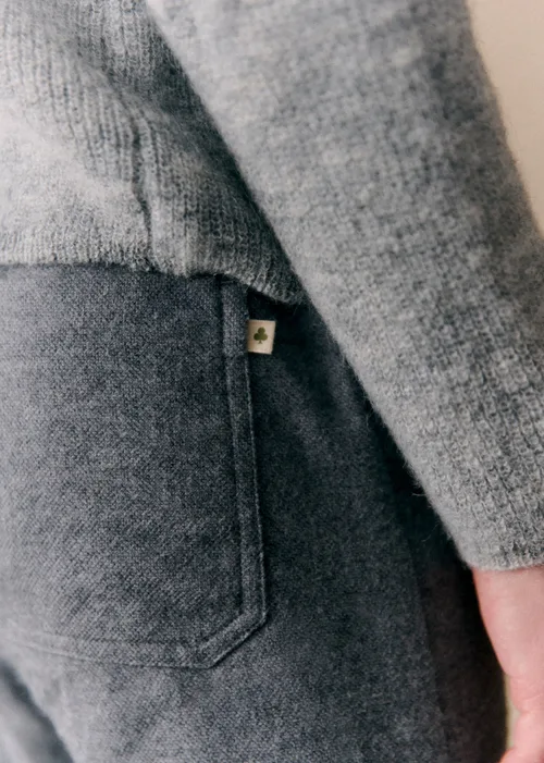 Pantalon Gaby - Flanelle Gris Chiné — image 3