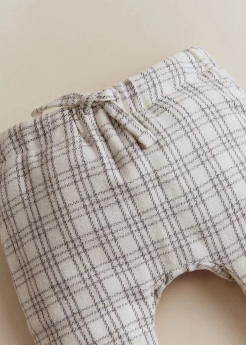 Pantalon Gus - Carreaux Gris Doux — image 3