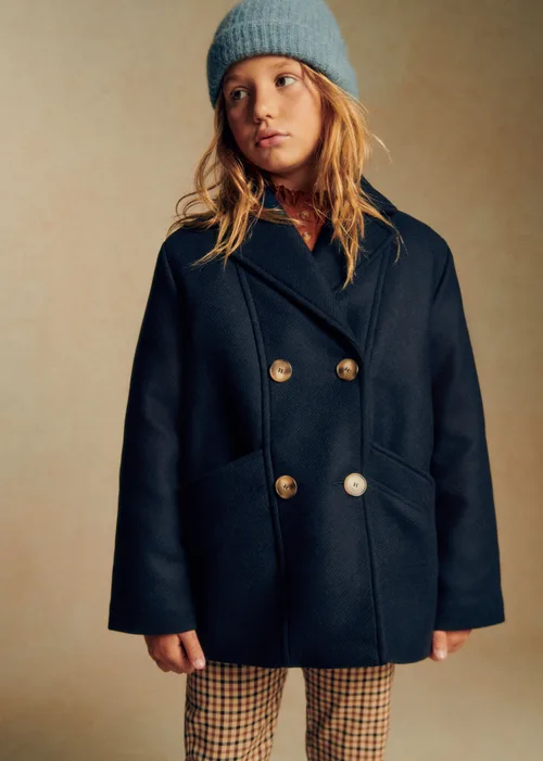 Manteau Zoé - Bleu Marine — image 4