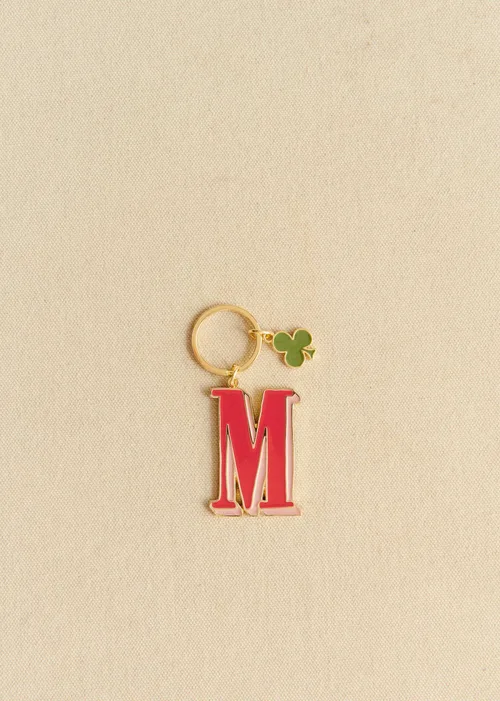 Porte-Clé Abécédaire - Lettre M - Rouge — image 2