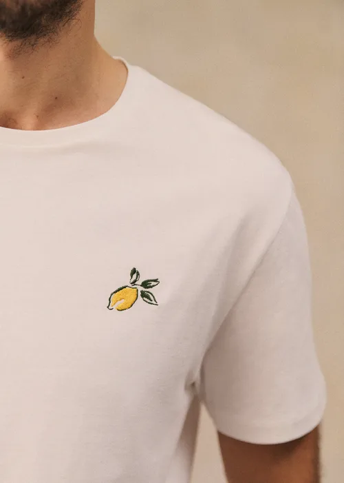 T-Shirt Citron - Blanc/Jaune — image 4