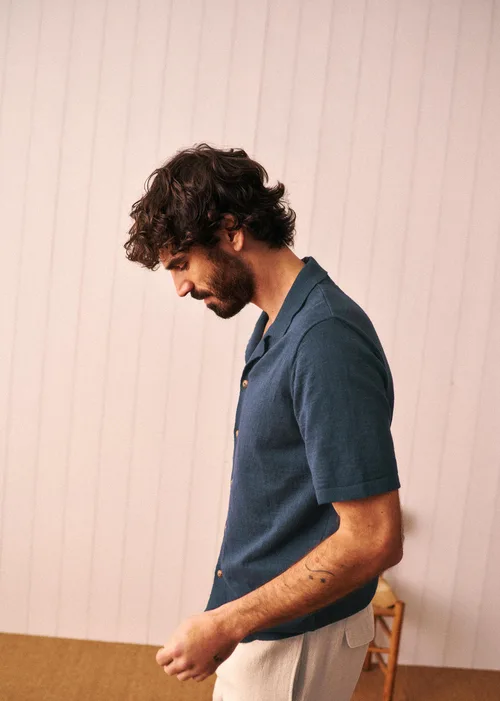 Chemise Maille Jonas - Bleu — image 4