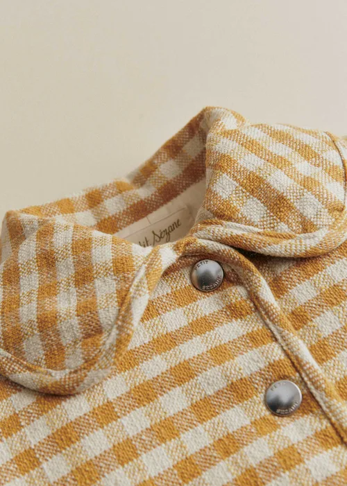 Veste Apolly - Carreaux Vichy Ocre Ecru — image 2