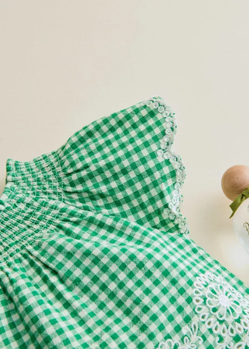 Blouse Nolane - Vichy Vert