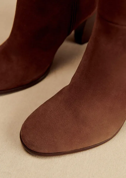 Cuissardes High Nadia - Sézane x Baziszt - Chocolat Brodé — image 5