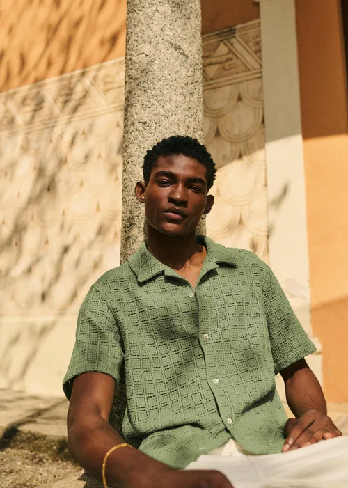 Chemise Holt - Crochet Vert Sauge — image 3