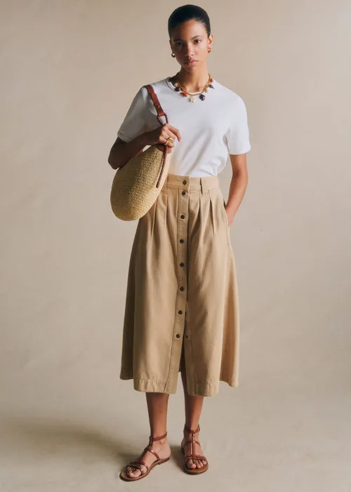 Jupe Clarina - Beige Safari — image 2