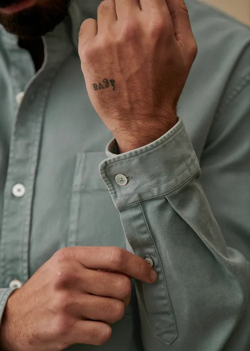 Chemise Miles - Vert Délavé — image 4