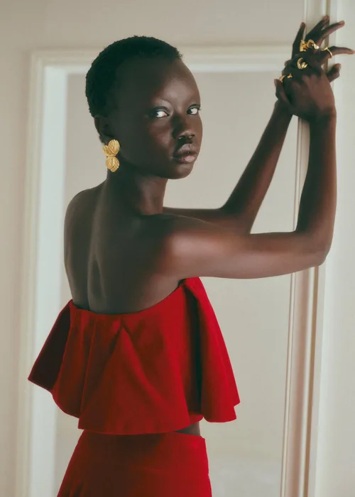 Top LISSI - Velours Rouge — image 3