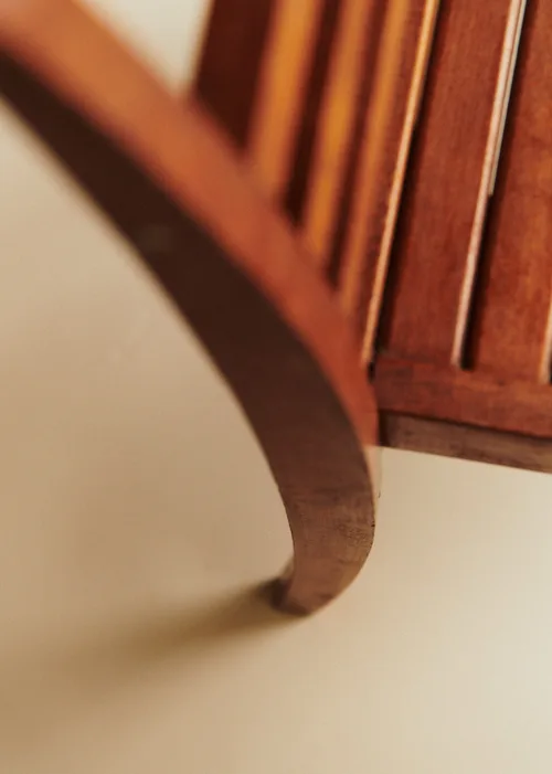 Chaise René Gabriel vintage - Bois — image 3