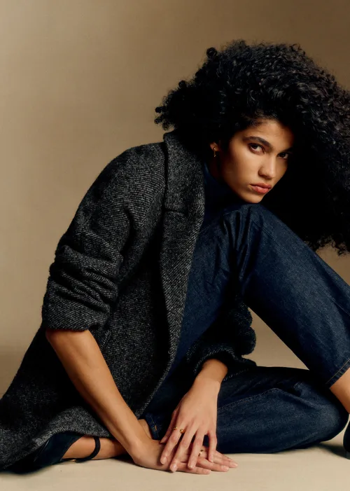 Manteau Ander - Gris Chiné — image 3