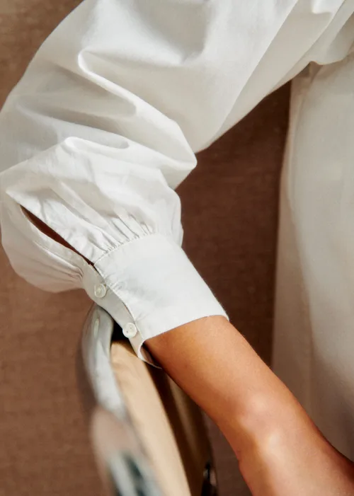 Blouse Sunday - Broderie Placée Fond Ecru — image 5